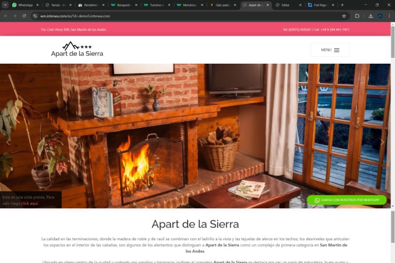 Demo sitio web